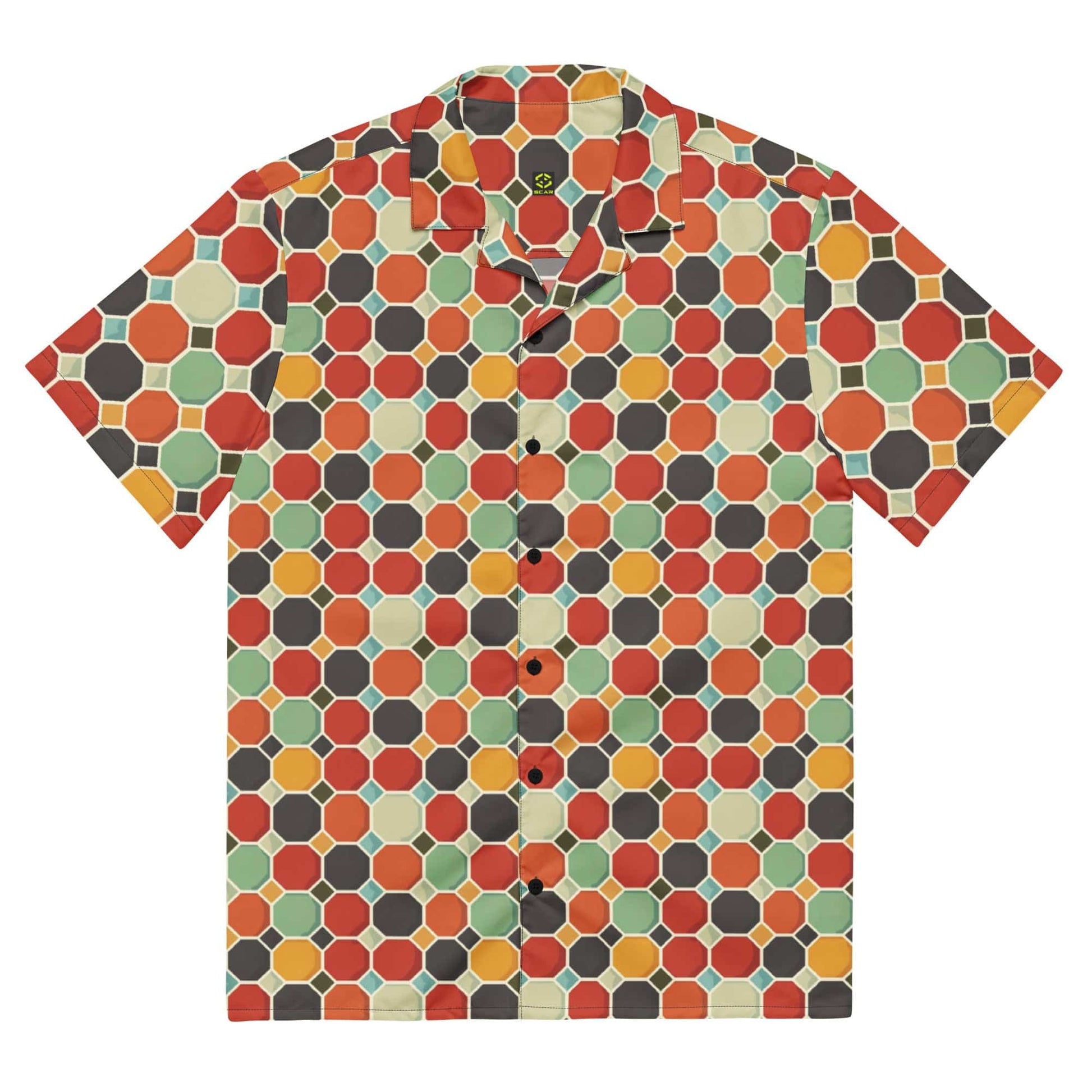 Groovy Pattern Button Shirt