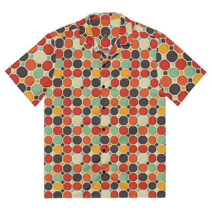 Groovy Pattern Button Shirt