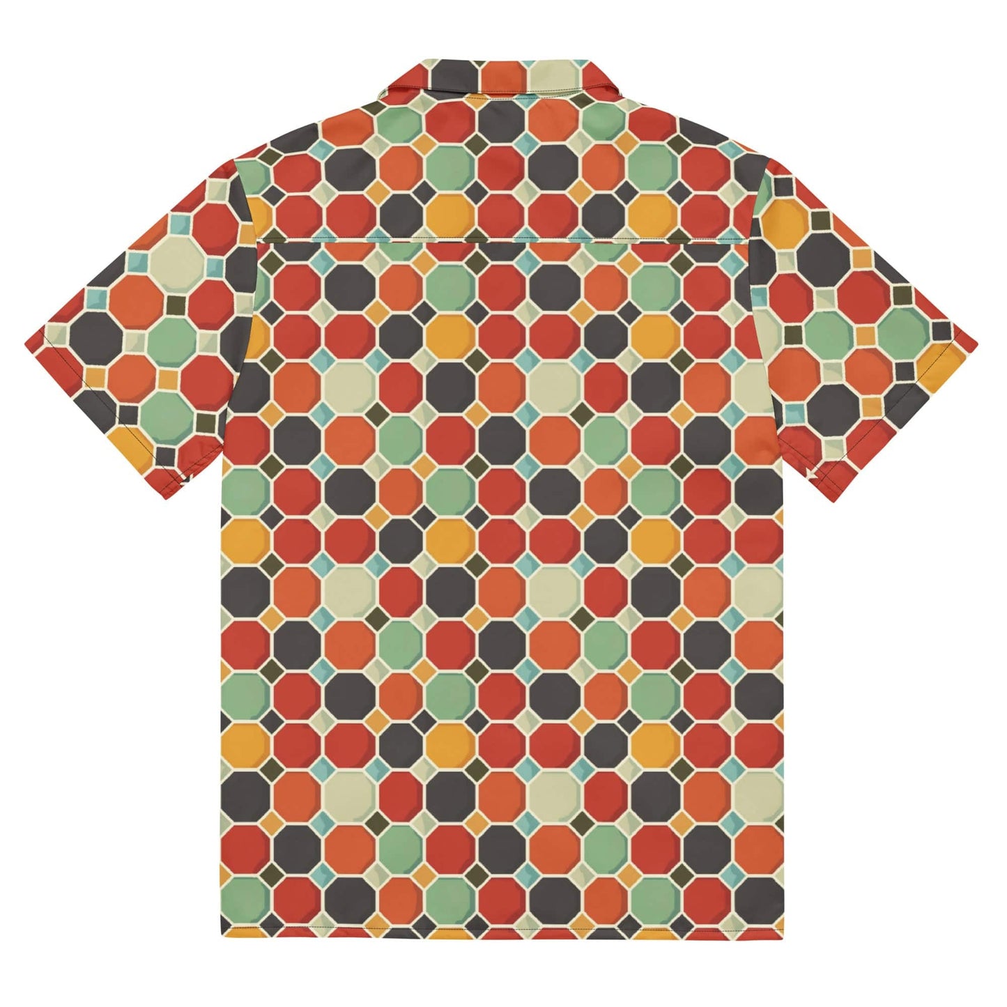 Groovy Pattern Button Shirt