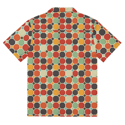 Groovy Pattern Button Shirt