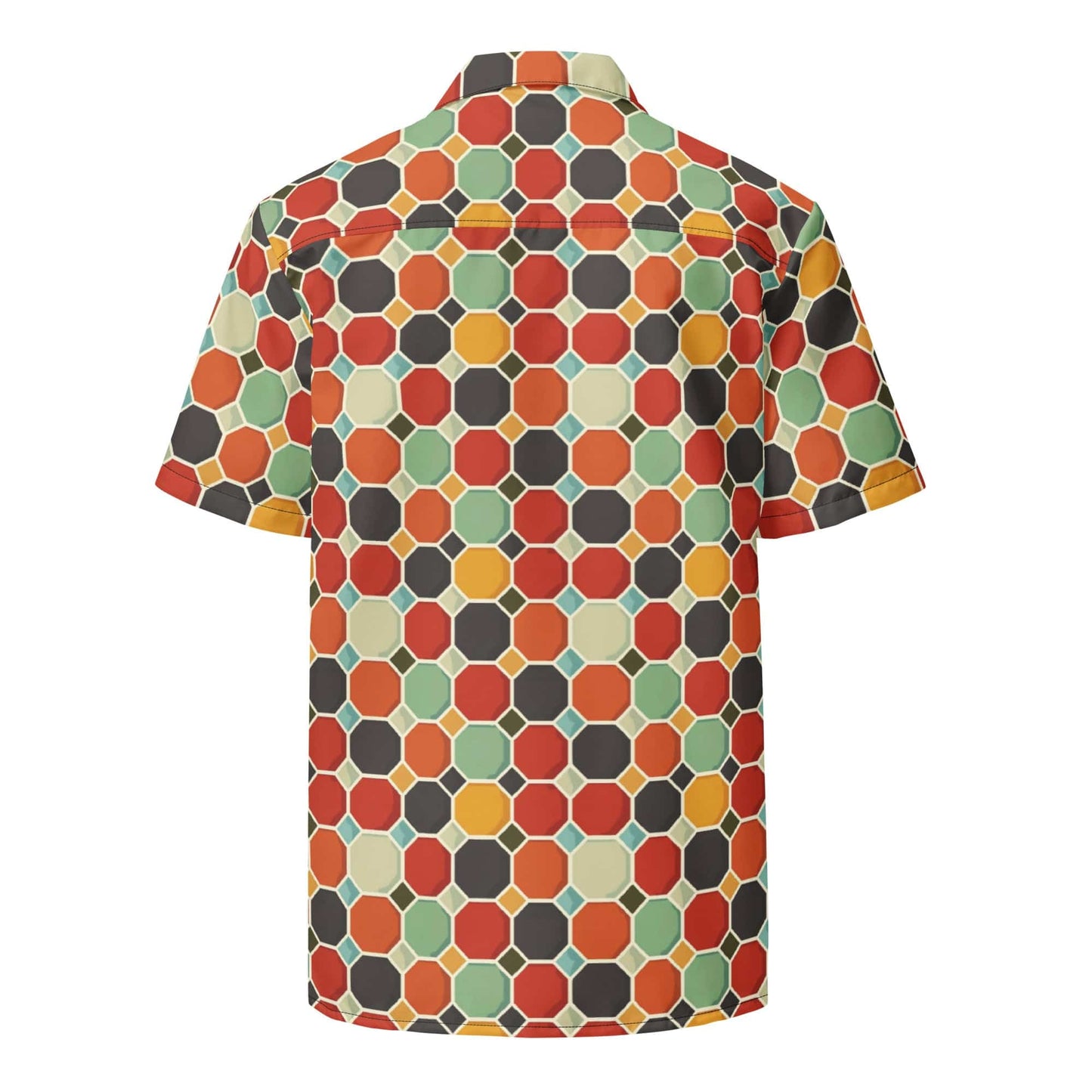 Groovy Pattern Button Shirt