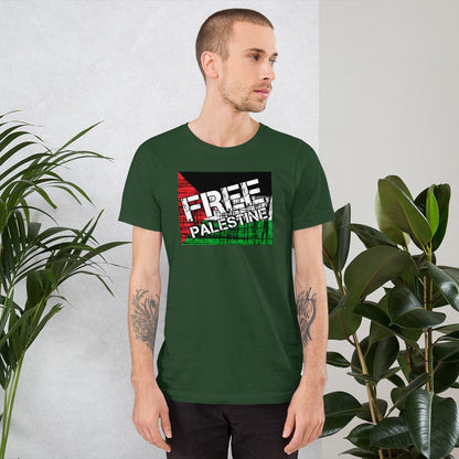 Grunge Palestinian Flag T-shirt
