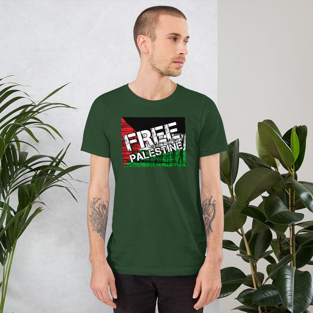 Grunge Palestinian Flag T-shirt