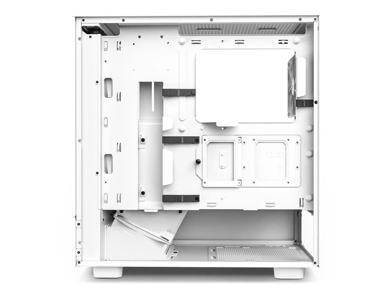 H5 Flow - All White CC-H51FW-01 White SGCC Steel, Tempered Glass ATX, Micro-Atx, Mini-Itx Computer Cases