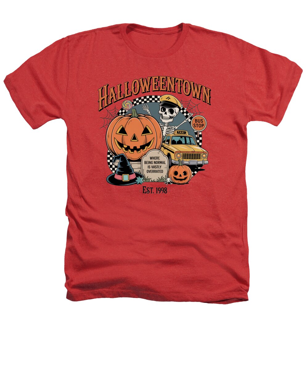 Halloween Town Taxi Stop - Heathers T-Shirt