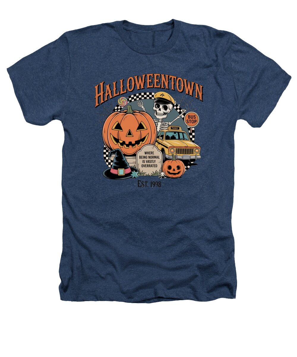 Halloween Town Taxi Stop - Heathers T-Shirt