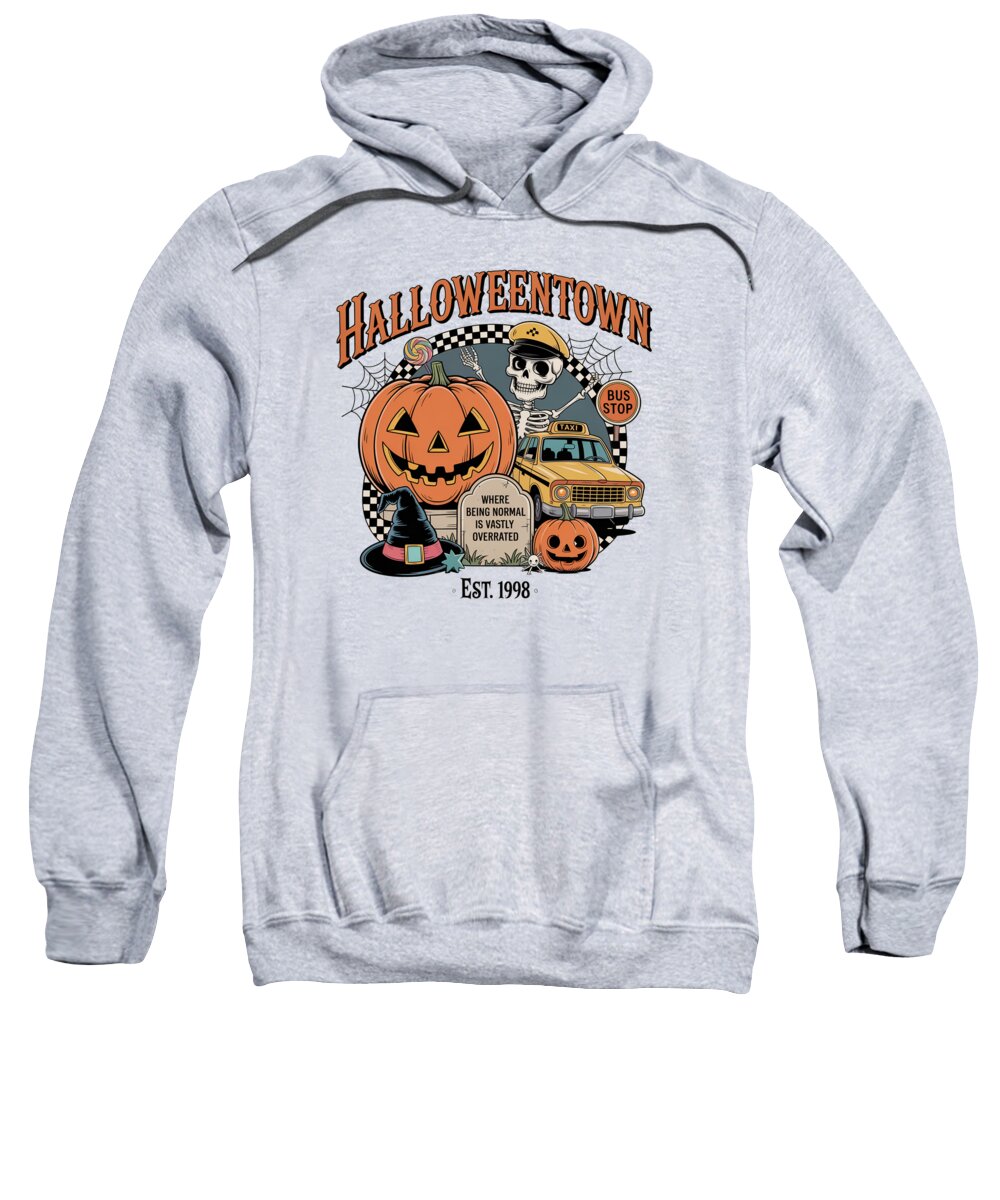 Halloween Town Taxi Stop - Hoodie Sweatshirt