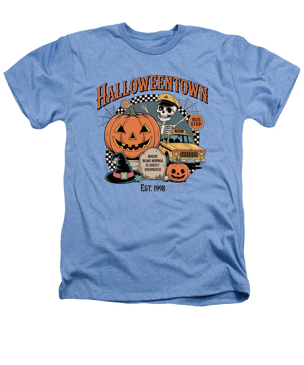 Halloween Town Taxi Stop - Heathers T-Shirt