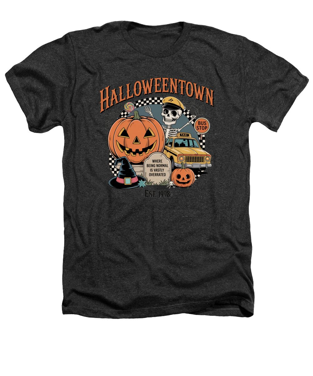 Halloween Town Taxi Stop - Heathers T-Shirt