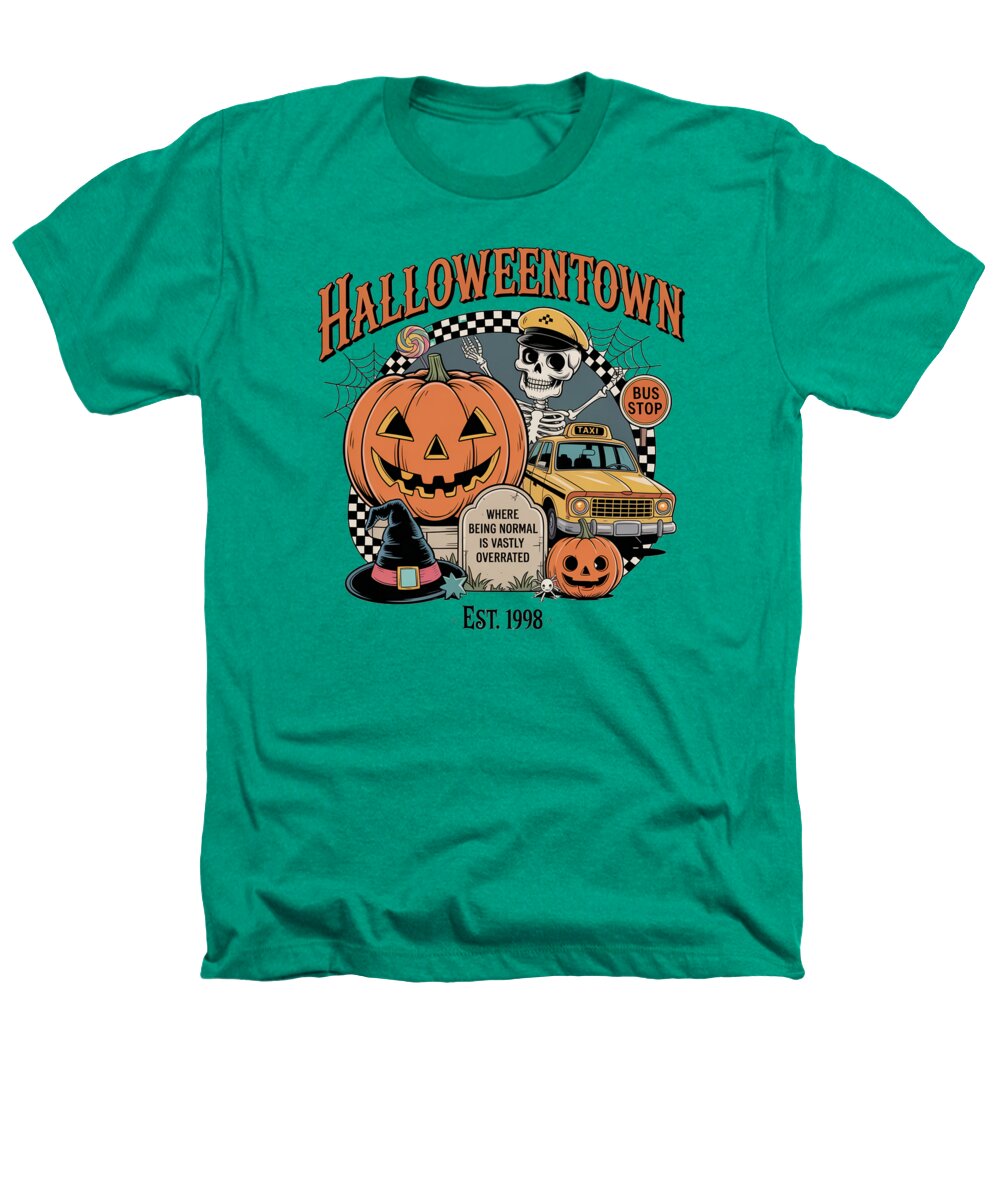 Halloween Town Taxi Stop - Heathers T-Shirt