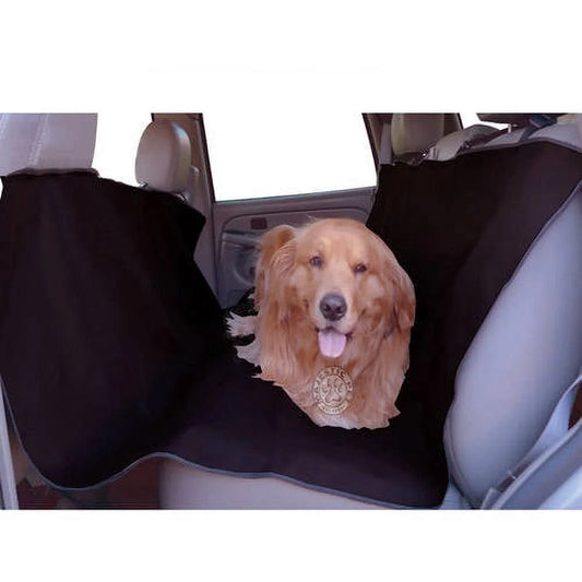 | Hammock Back Seat Cover for Dogs and Cats, Universal Fit for Cars, Trucks and Suvs, Waterproof, Scratch Resistant, Black Black