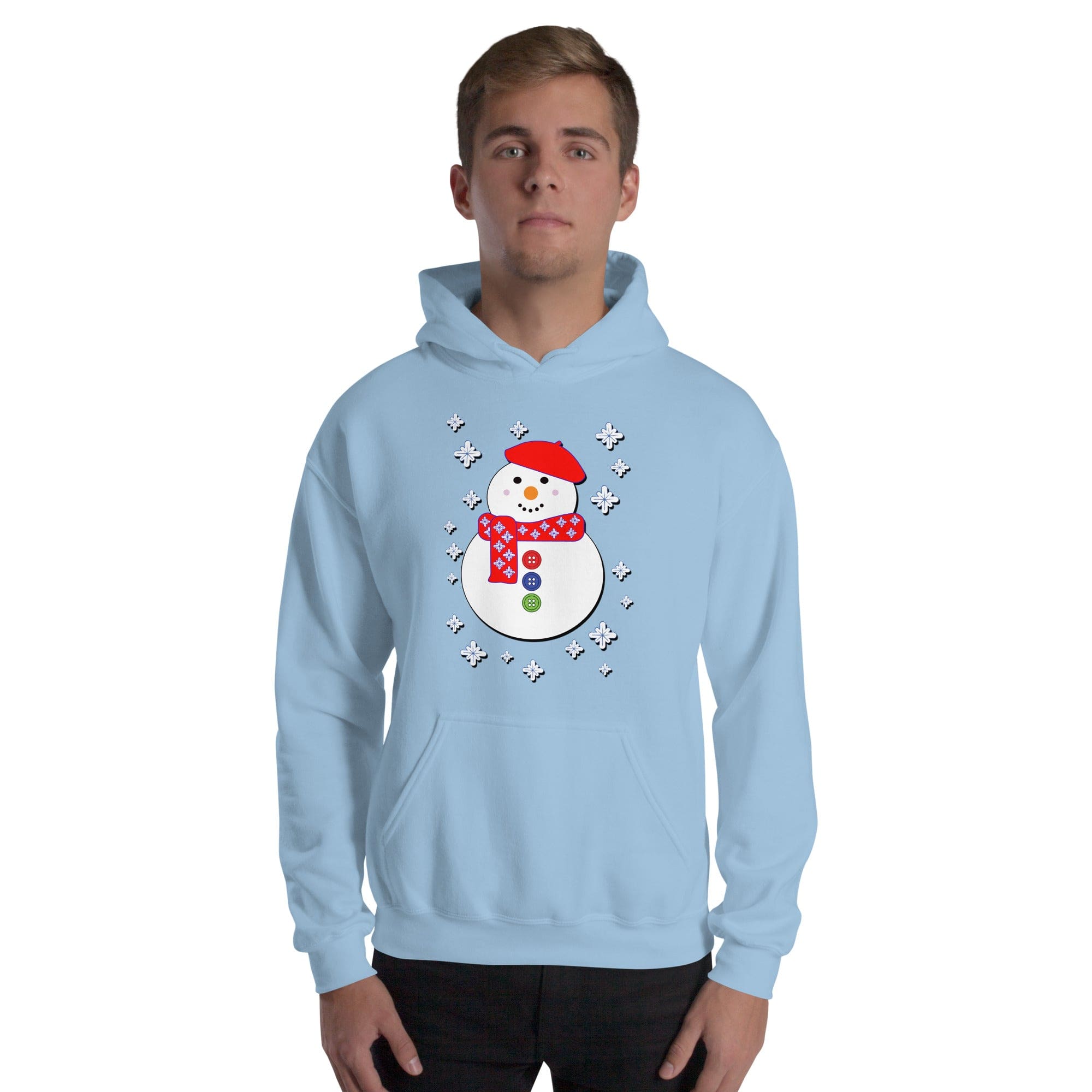 Snowman hoodie discount