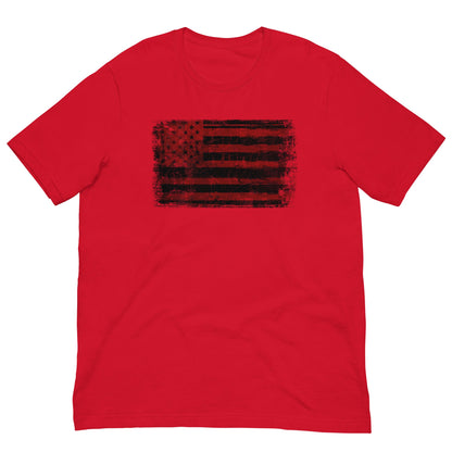 Scar Design Red / XS Hawk American Flag T-shirt