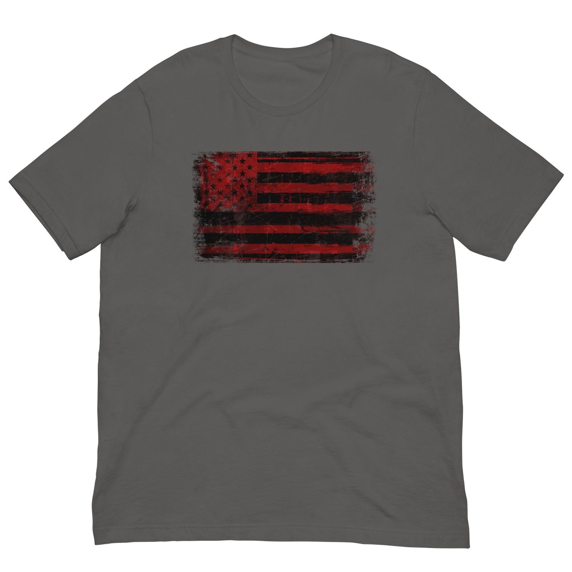 Scar Design Asphalt / S Hawk American Flag T-shirt