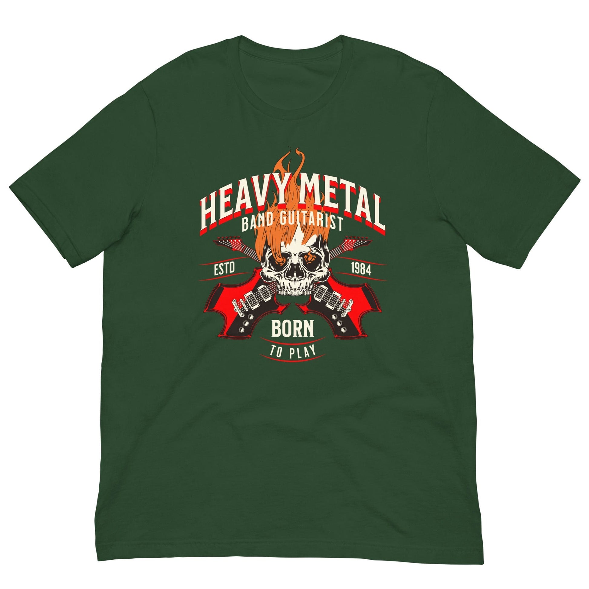 Heavy Metal Guitarist T-shirt Forest / S