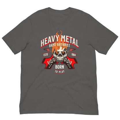 Heavy Metal Guitarist T-shirt Asphalt / S