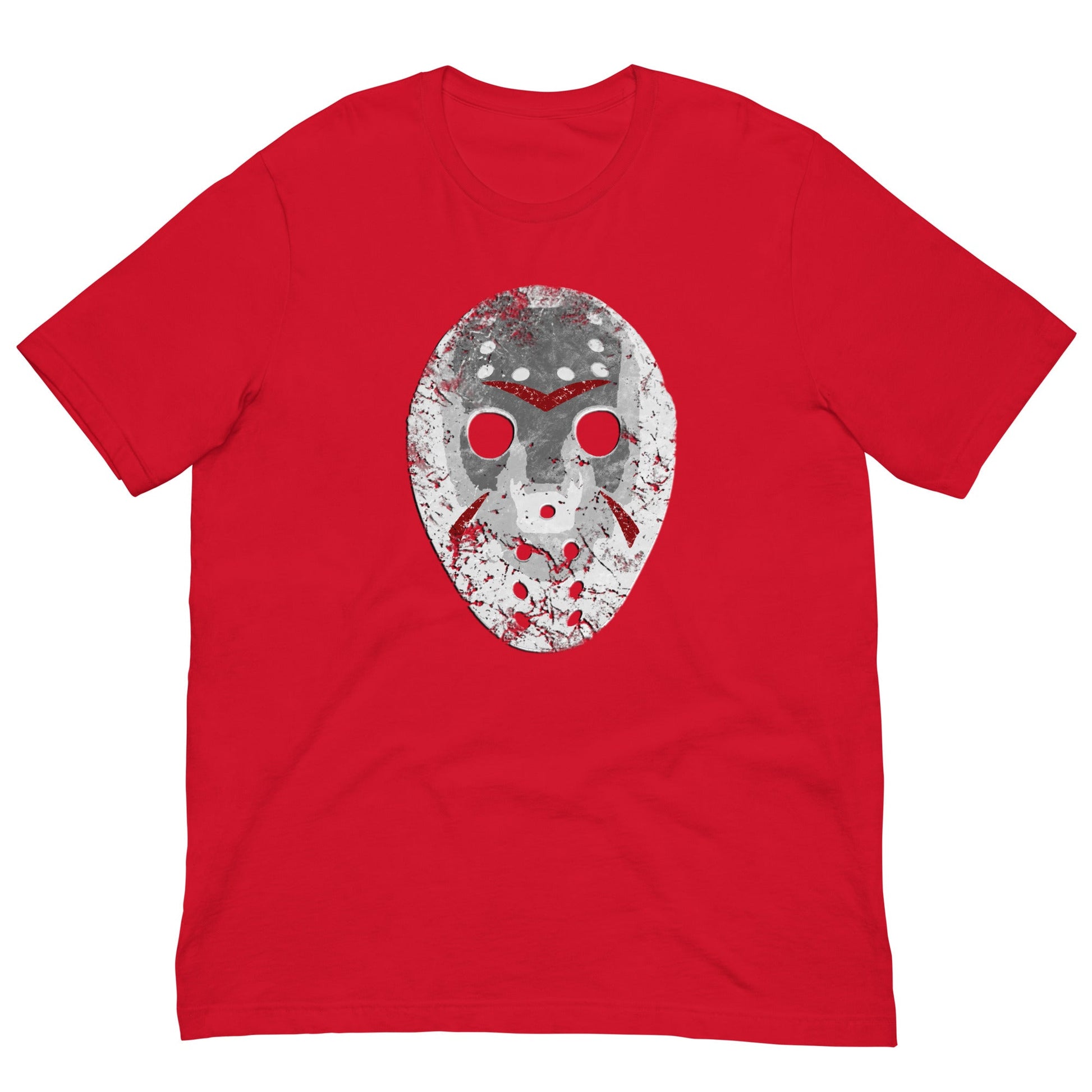 Horror Film Mask T-shirt Red / XS
