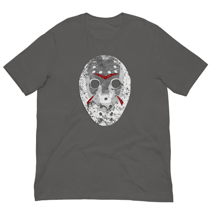 Horror Film Mask T-shirt Asphalt / S