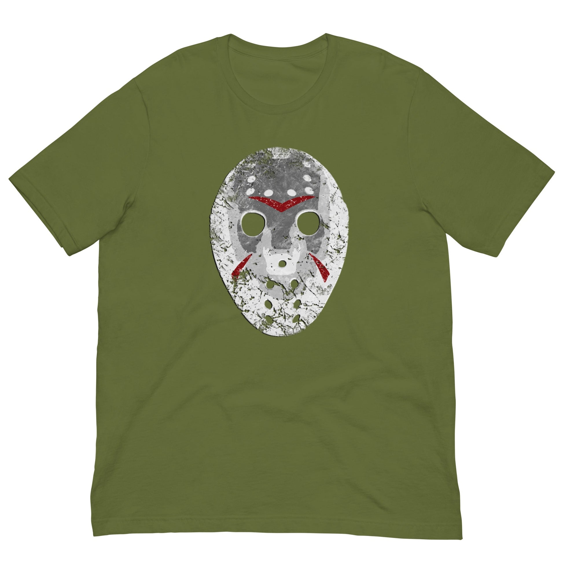Horror Mask T-shirt Olive / S