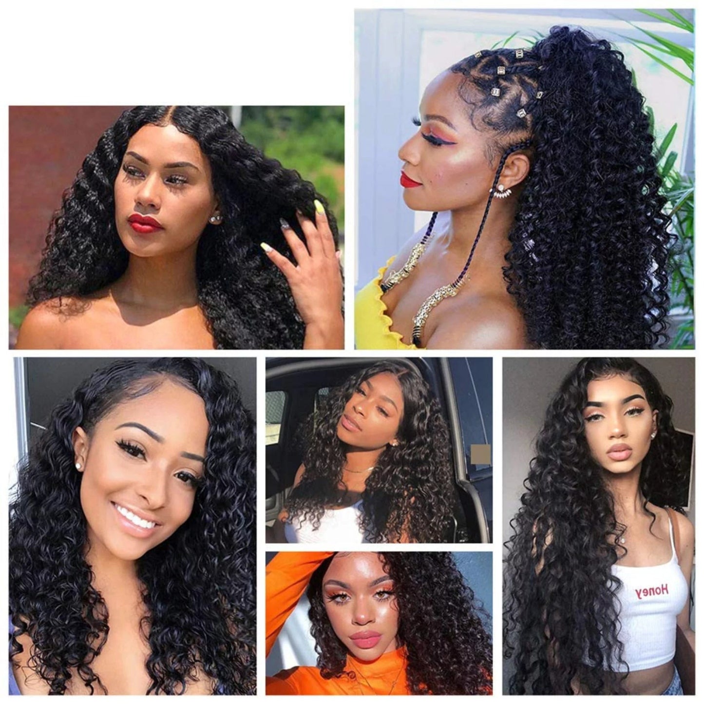 Human Hair Wigs 13×4 Water Wave HD Front Lace Wigs Brazilian Human Hair Wigs 180% Density for Black Women Natural Color 18 Inch 18"