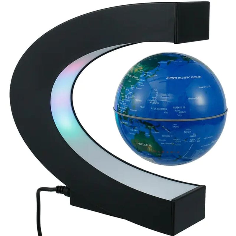 Levitating Magnetic Globe Lamp Lights Blue Globe Light1 / Us Plug