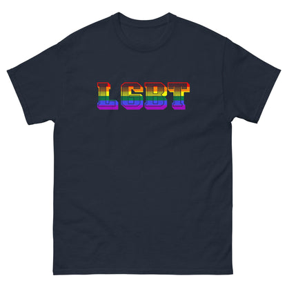 LGBT pRIDE t-SHIRT Navy / S