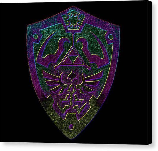 Link shield Gamer Gift - Canvas Print