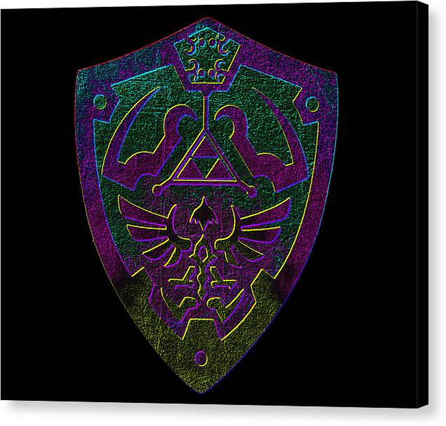Link shield Gamer Gift - Canvas Print