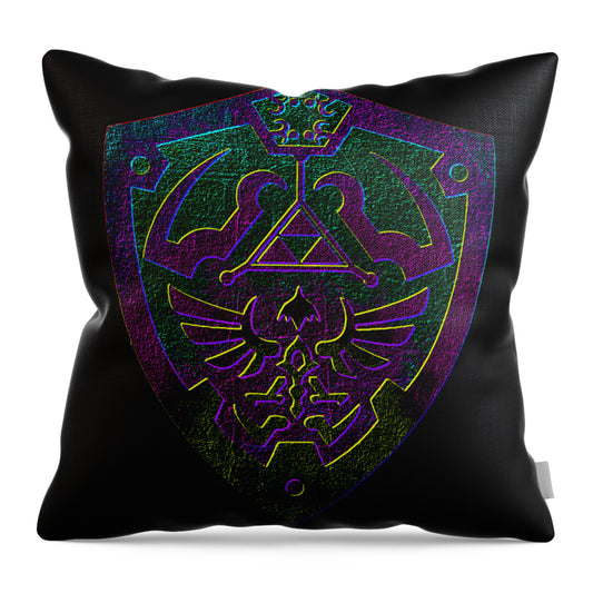 Link shield Gamer Gift - Throw Pillow