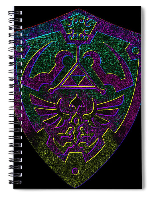 Link shield Gamer Gift - Spiral Notebook
