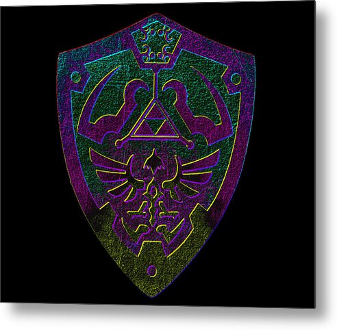 Link shield Gamer Gift - Metal Print