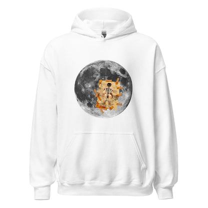 Man on the Moon Hoodie White / S