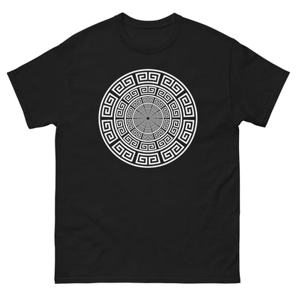 Meander Greek Symbol T-Shirt Black / S