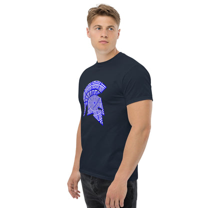 Meander Symbol Spartan Helmet T-Shirt