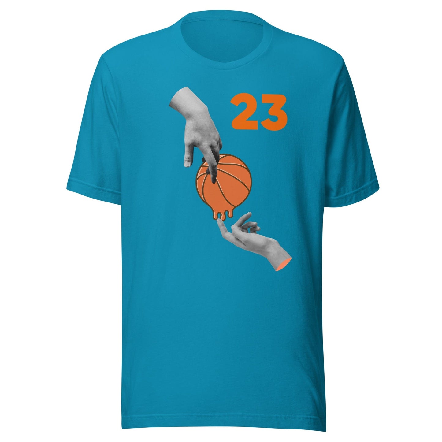 Meltdown Madness Basketball T shirt Aqua / S