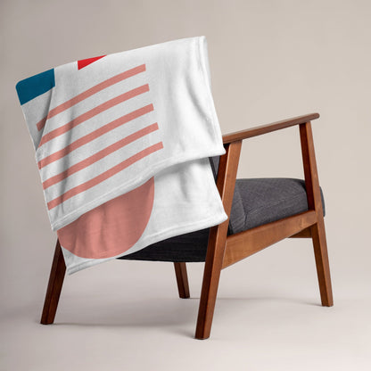 Modern Shapes Throw Blanket