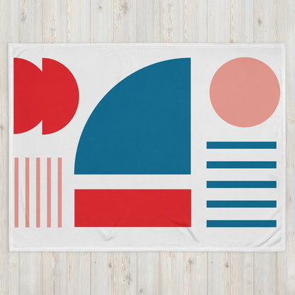 Modern Shapes Throw Blanket