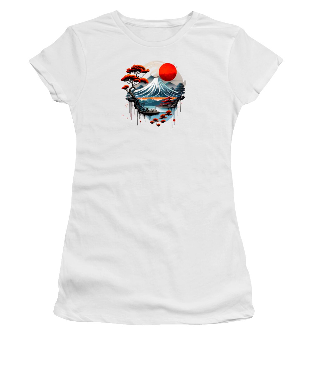 Mount Fuji Japanese Landscape - Women's T-Shirt