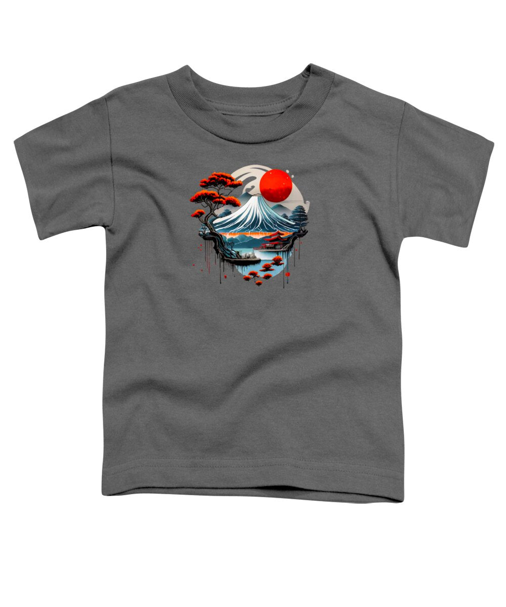 Mount Fuji Japanese Landscape - Toddler T-Shirt
