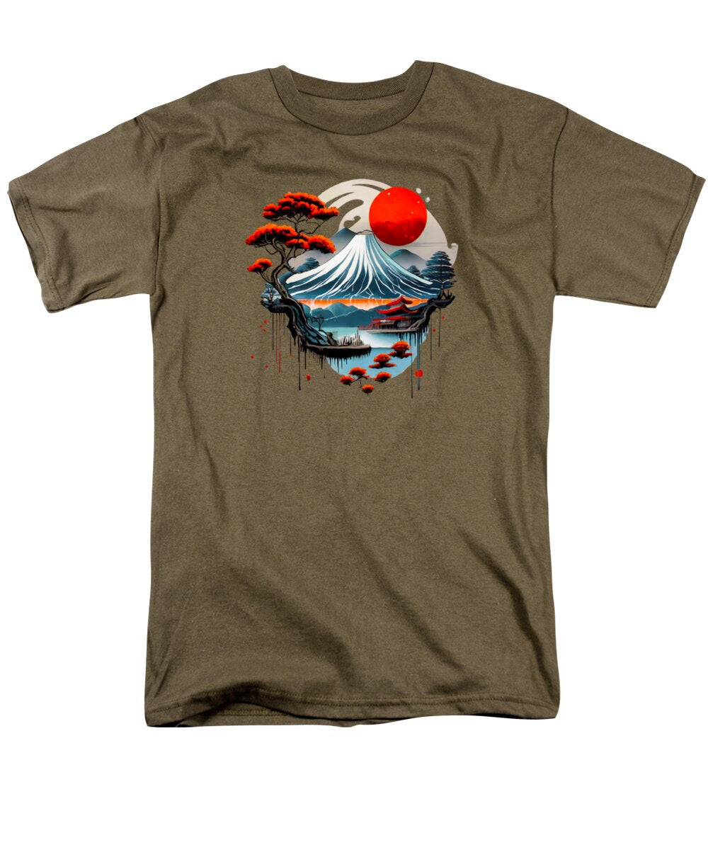 Mount Fuji Japanese Landscape - Men's T-Shirt  (Regular Fit)