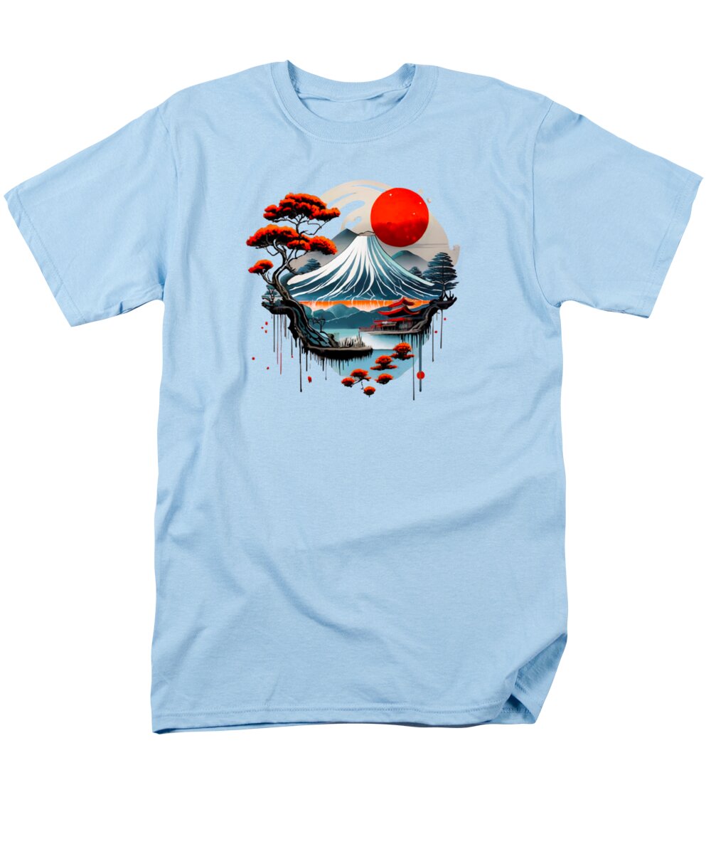 Mount Fuji Japanese Landscape - Men's T-Shirt  (Regular Fit)