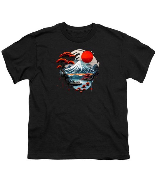 Mount Fuji Japanese Landscape - Youth T-Shirt