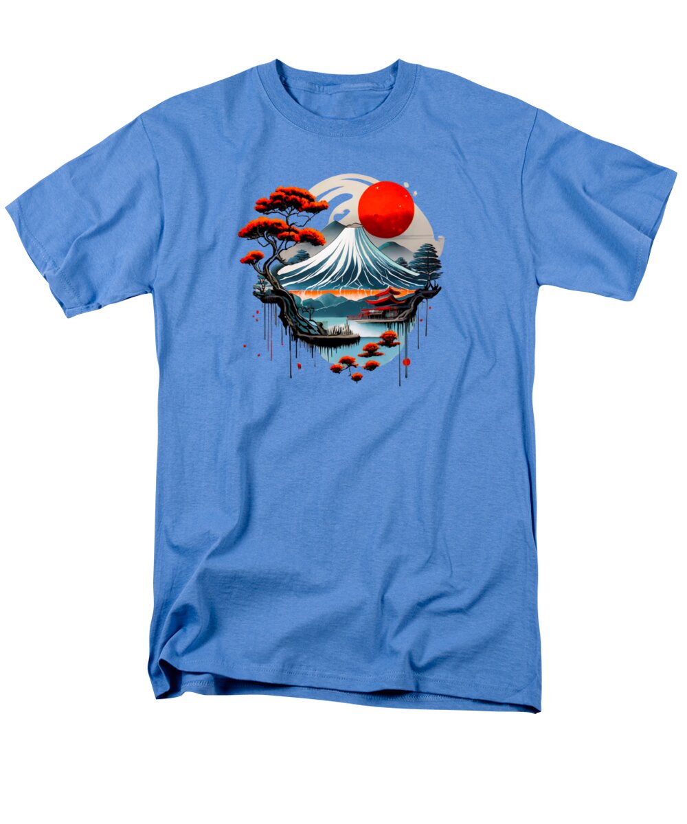 Mount Fuji Japanese Landscape - Men's T-Shirt  (Regular Fit)