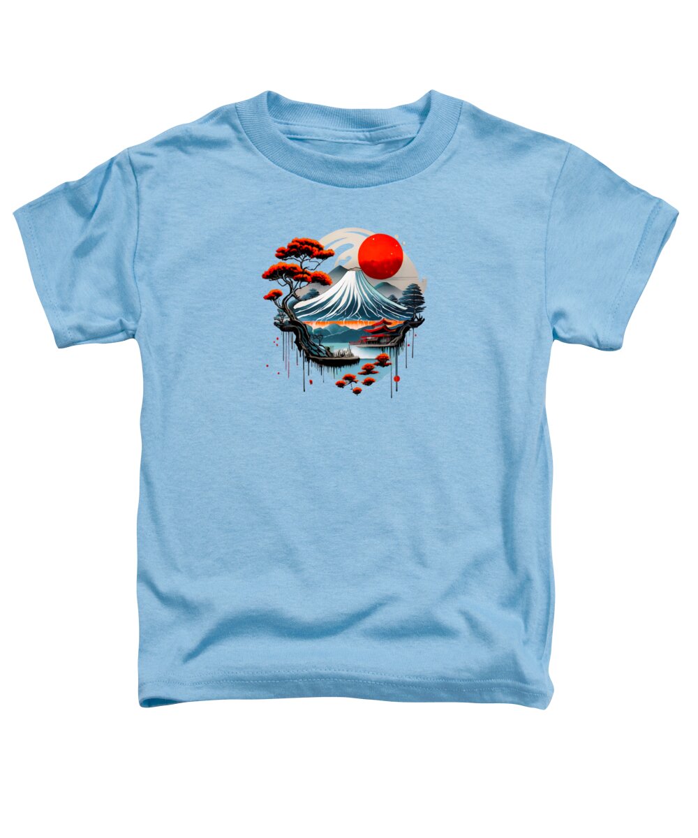 Mount Fuji Japanese Landscape - Toddler T-Shirt