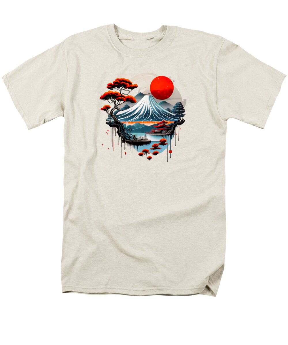 Mount Fuji Japanese Landscape - Men's T-Shirt  (Regular Fit)
