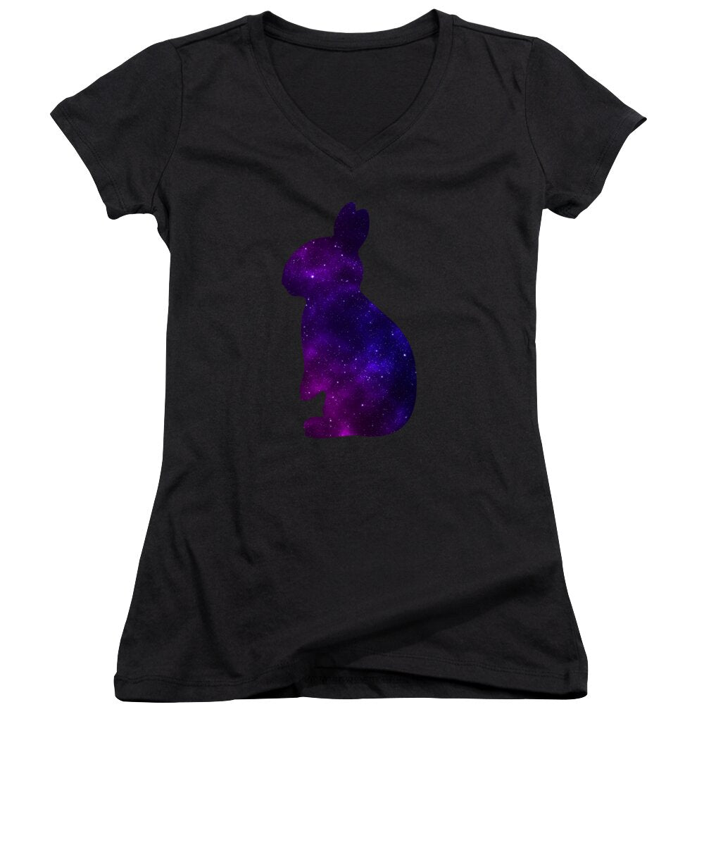 My Bunny Valentine Cute Rabbit - Women's V-Neck