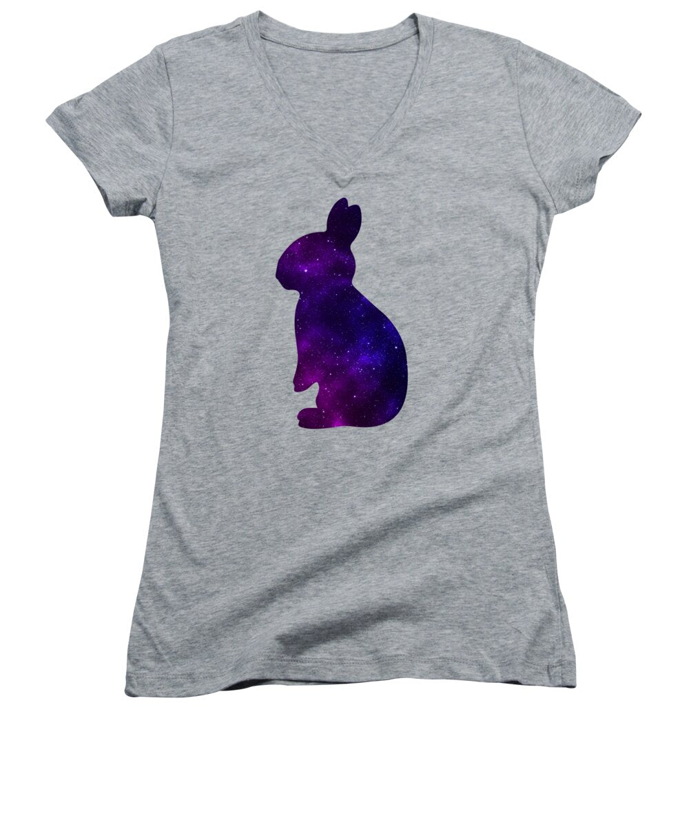 My Bunny Valentine Cute Rabbit - Women's V-Neck