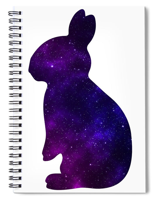 My Bunny Valentine Cute Rabbit - Spiral Notebook