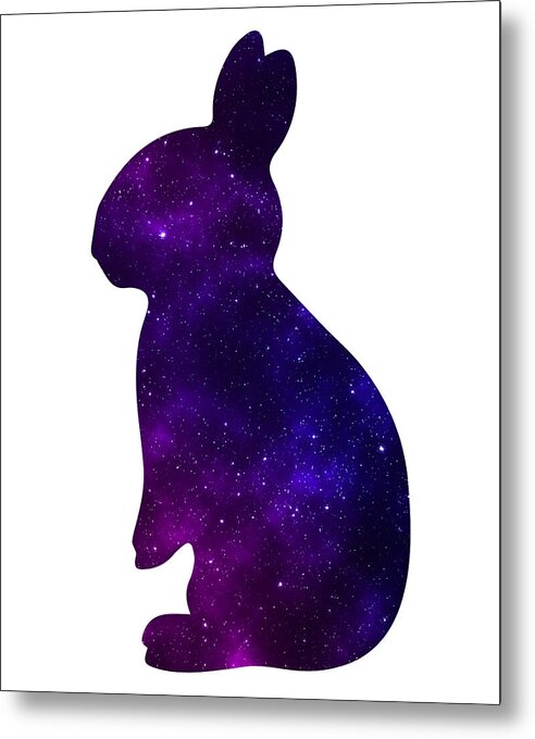 My Bunny Valentine Cute Rabbit - Metal Print
