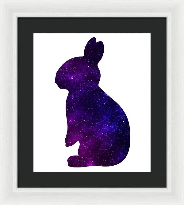 My Bunny Valentine Cute Rabbit - Framed Print